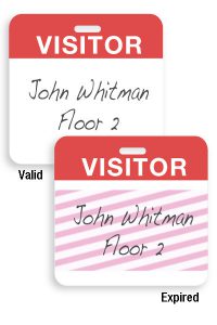 Expiring Visitor ID Badges