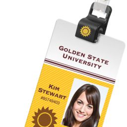 Carrying Your ID Badge without a Hole Punch